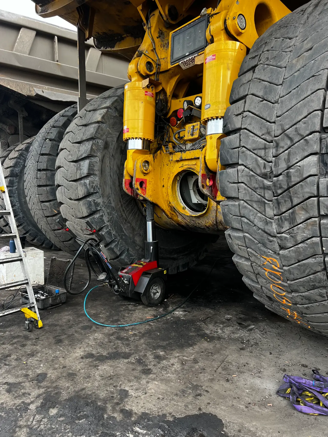 Heavy equipment fleet