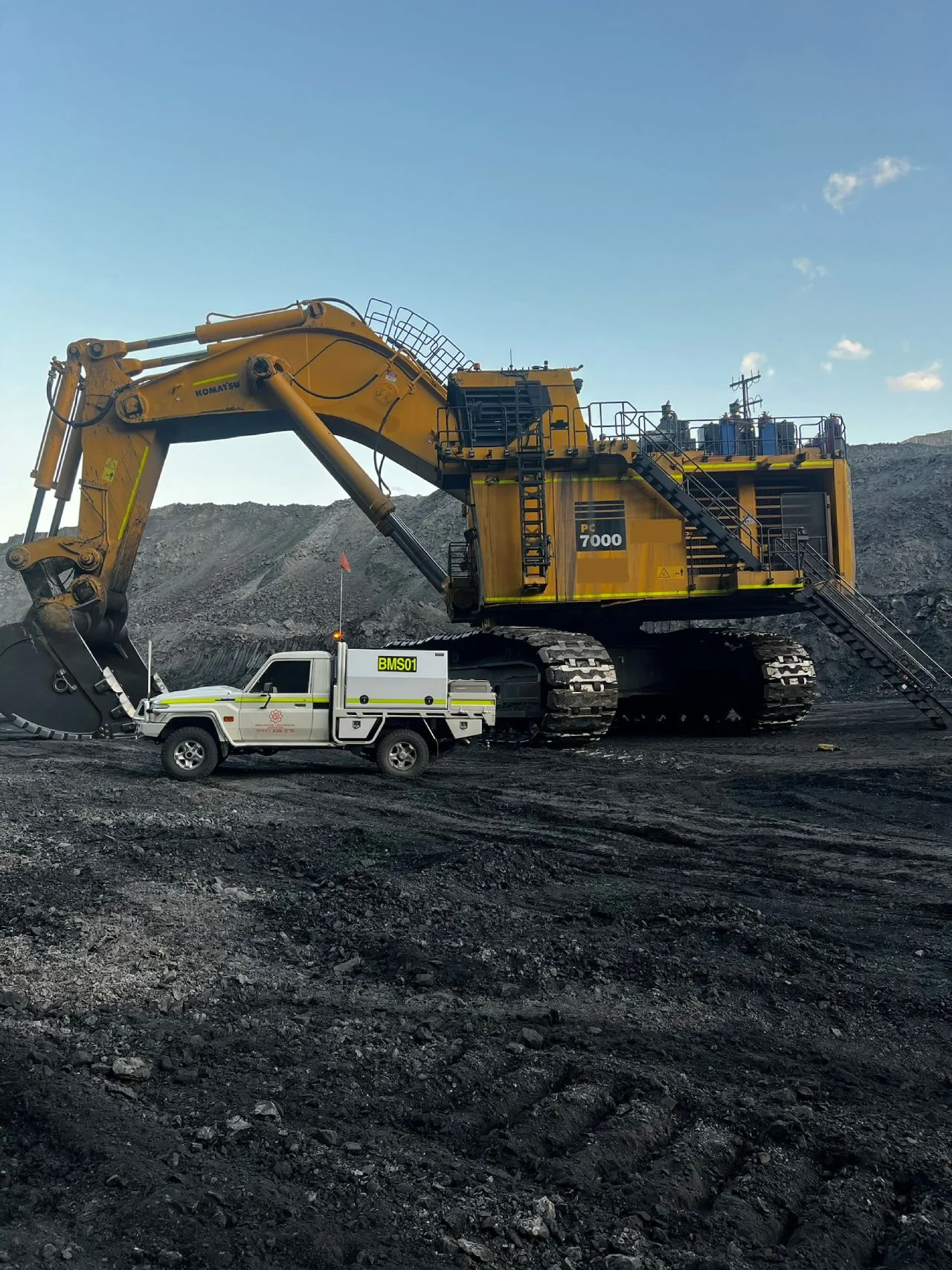 Diesel fitter at work