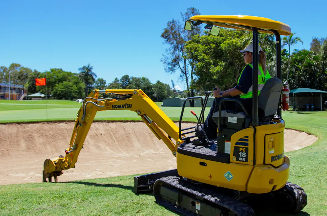 Mini excavator for hire