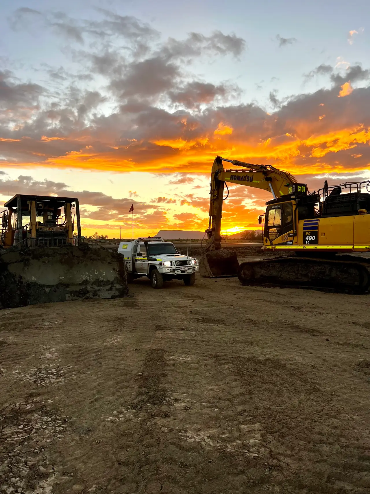 Heavy equipment fleet